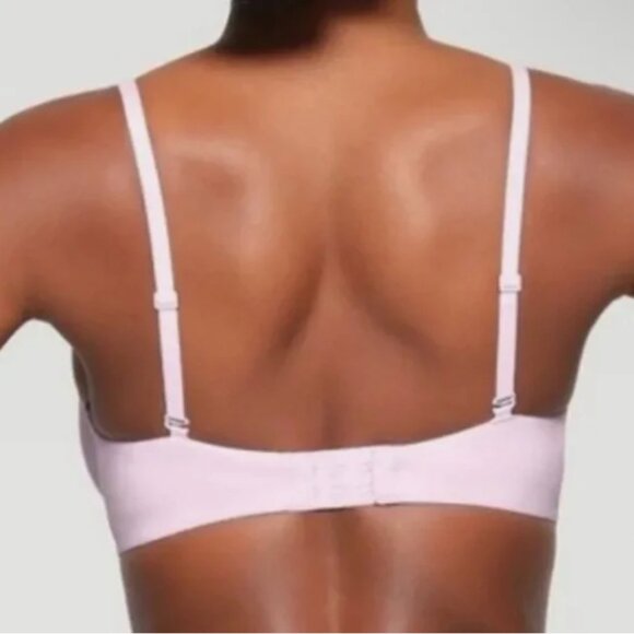 SKIMS Fits Everybody Unlined Demi Bra In Cherry Blossom NWT 42A - Picture 3 of 3